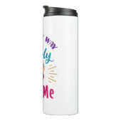 Zorgverlener uit mijn weg, ouderen hebben me nodig thermosbeker (Geroteerd rechts)