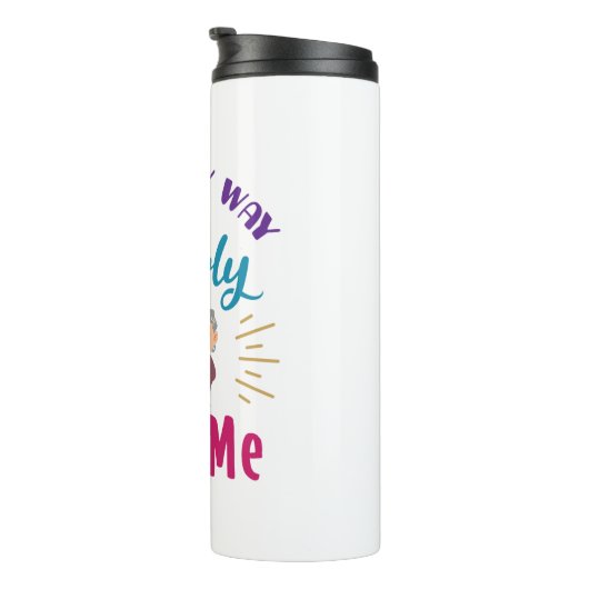 Zorgverlener uit mijn weg, ouderen hebben me nodig thermosbeker (Geroteerd rechts)