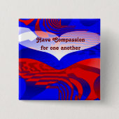 Zorgverlener Vierkante Button 5,1 Cm (Voorkant)