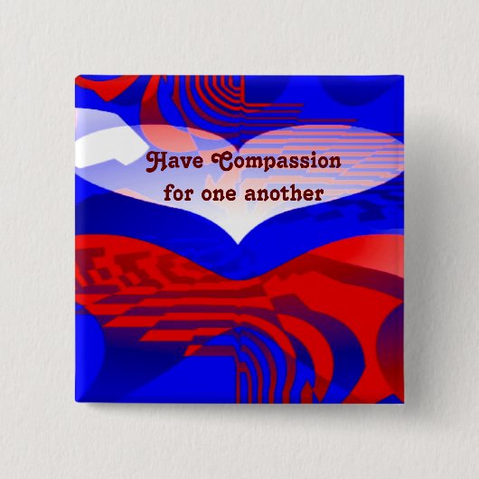 Zorgverlener Vierkante Button 5,1 Cm (Voorkant)