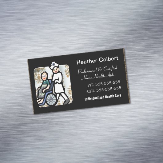 Zorgverlener Visitekaartje Magneet (Voorbeeld)