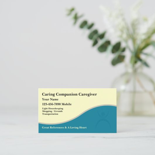 Zorgverlener Visitekaartjes (Staand voorkant)