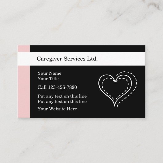 Zorgverlener Visitekaartjes (Voorkant)