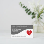 Zorgverlener Visitekaartjes (Staand voorkant)