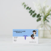 Zorgverlener Visitekaartjes (Staand voorkant)