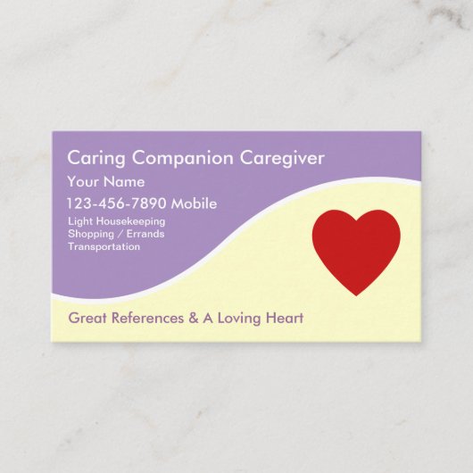 Zorgverlener Visitekaartjes (Voorkant)