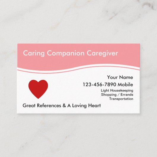 Zorgverlener Visitekaartjes (Voorkant)