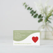 Zorgverlener Visitekaartjes (Staand voorkant)