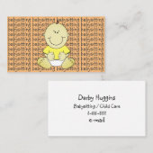 Zorgverlener voor baby's visitekaartje (Voorkant / Achterkant)