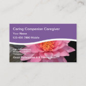 Zorgverlener Water Lily Visitekaartjes (Voorkant)