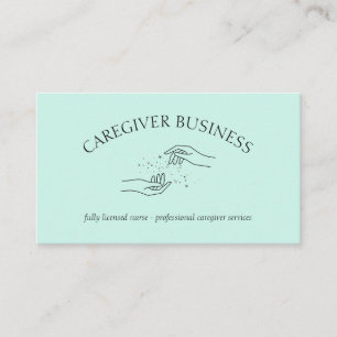 Zorgverlener Zorgverlener Volwassen Huis Verpleegs Visitekaartje