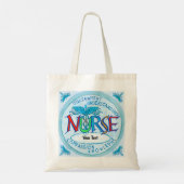 Zorgverleners motto tote bag (Achterkant)