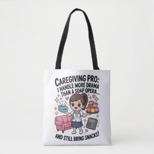 Zorgverlening Pro Funny Soap Opera Drama  Tote Bag