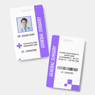 Zorgverpleegkundige foto ID-badgekaart Badge