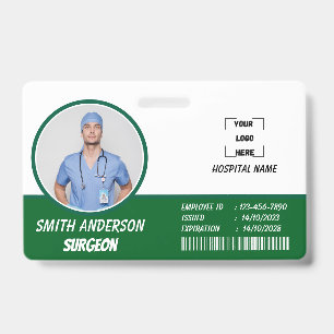 Zorgverpleegster Foto ID Badge Card