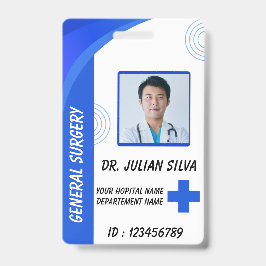 Zorgverpleegster Foto ID Badge Card