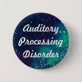 Zorgverwerking  melkwegidentiteit ronde button 5,7 cm (Voorkant)