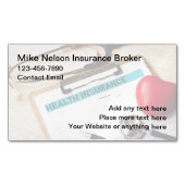 Zorgverzekeraar Modern Magnetisch Visitekaartje (Voorkant)