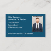 Zorgverzekeraar Visitekaartjes Fotostijl (Voorkant)