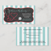 Zorgverzekering visitekaartjes afsprakenkaartje (Voorkant / Achterkant)