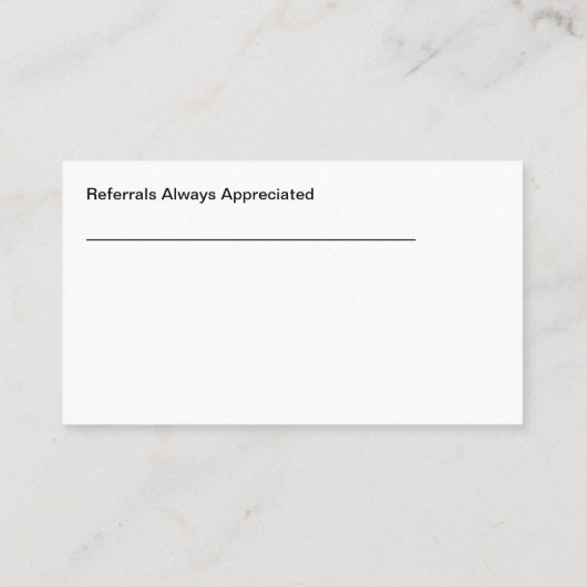 Zorgverzekeringsagent en Visitekaartjes voor verwi (Achterkant)