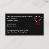 Zorgverzekeringsagent en Visitekaartjes voor verwi (Voorkant)