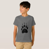 Zorgvuldig Beer schildert afdrukken Wildlife Desig T-shirt (Voorkant volledig)