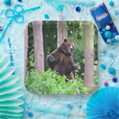 Zorgvuldig Beer, vaste Borden Papieren Bordje (Feest)