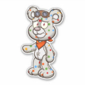 Zorgvuldig Beer - Zware Sticker (Voorkant)