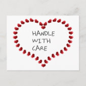 Zorgvuldig hanteren briefkaart (Voorkant)