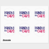 Zorgvuldig hanteren - Small Business Sticker (Vel)
