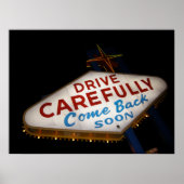Zorgvuldig rijden poster (Voorkant)