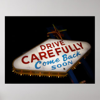 Zorgvuldig rijden poster