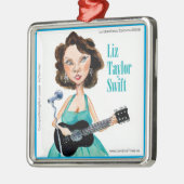 Zorgvuldig samengestelde beroemdheid Swift-ornamen Metalen Ornament (Links)