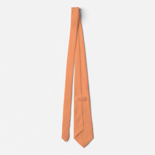 Zorgvuldig Tranquil Oranje kleur Stropdas (Achterkant)