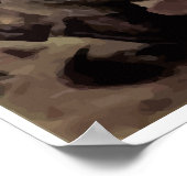 Zorgvuldige praatje kreeg er eerst — grens poster (Hoek)