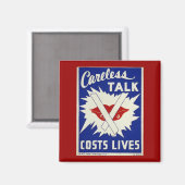 Zorgvuldige praatjes over Poster Magnet (Voorkant / Achterkant)