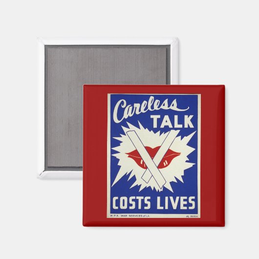 Zorgvuldige praatjes over  Poster Magnet (Voorkant / Achterkant)