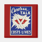 Zorgvuldige praatjes over  Poster Magnet (Voorkant)