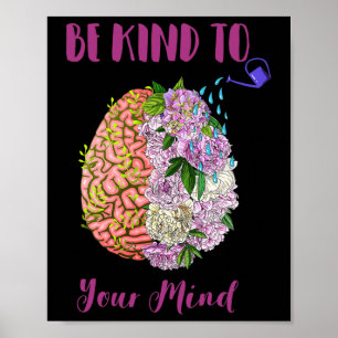 Zorgvuldigheid voor de geestelijke gezondheid poster