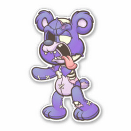 Zorgwekkend Beer - Zombie Sticker