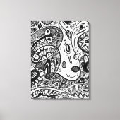 Zorgwekkend Canvas Afdruk (Voorkant)