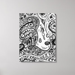 Zorgwekkend Canvas Afdruk