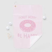 Zorgwekkend genoeg is een fijne roze Humor van Dou Golfhanddoek (Insitu)