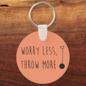 Zorgwekkend minder, gooi meer Hammer-Hammer Sleute Sleutelhanger (Voorkant)