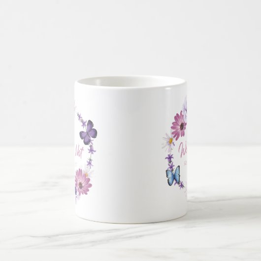 Zorgwekkend niet de Christelijke Faith Butterfly B Koffiemok (Center)