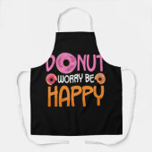 Zorgwekkend wees gelukkig Mannen Vrouwen Kind Schort (Voorkant)