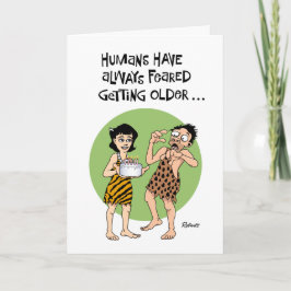 Zorgwekkende vogelkaart "Over the Hill" Kaart