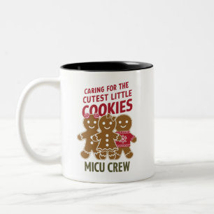 Zorgzaam Voor De Schattigste Kleine Koekjes Nicu V Tweekleurige Koffiemok