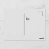 Zorgzaamheid en gevoel hier voor jou briefkaart (Achterkant)